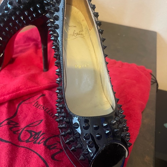 Christian Louboutin Louis Calf/Spike Shoe - Picture 3 of 10